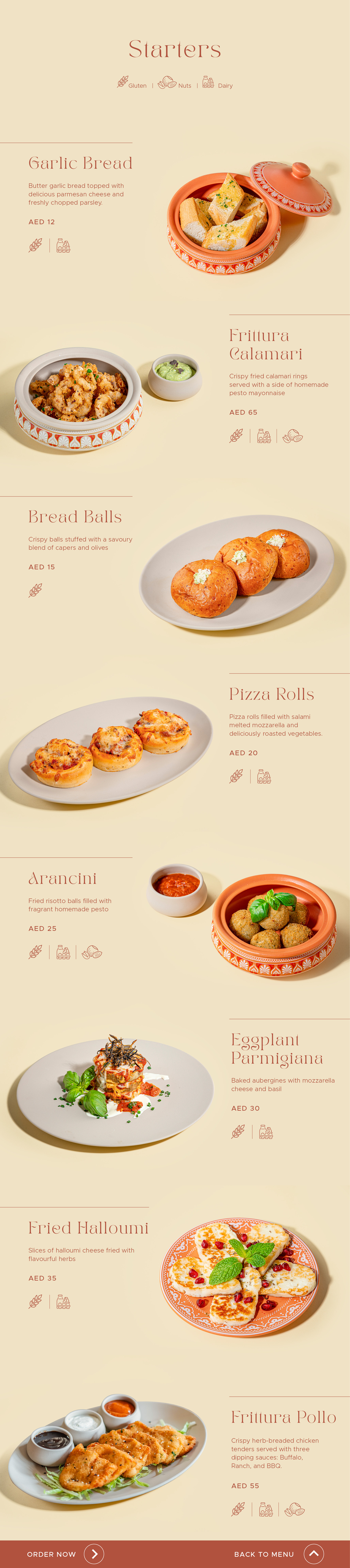 Caliente Cafe menu page 4