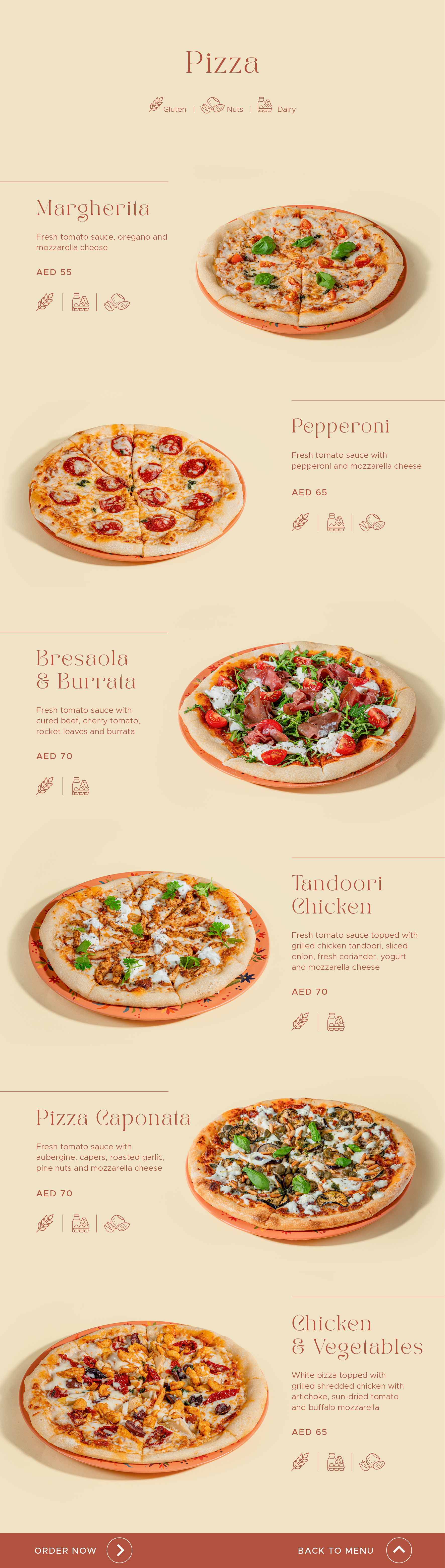Caliente Cafe menu page 9