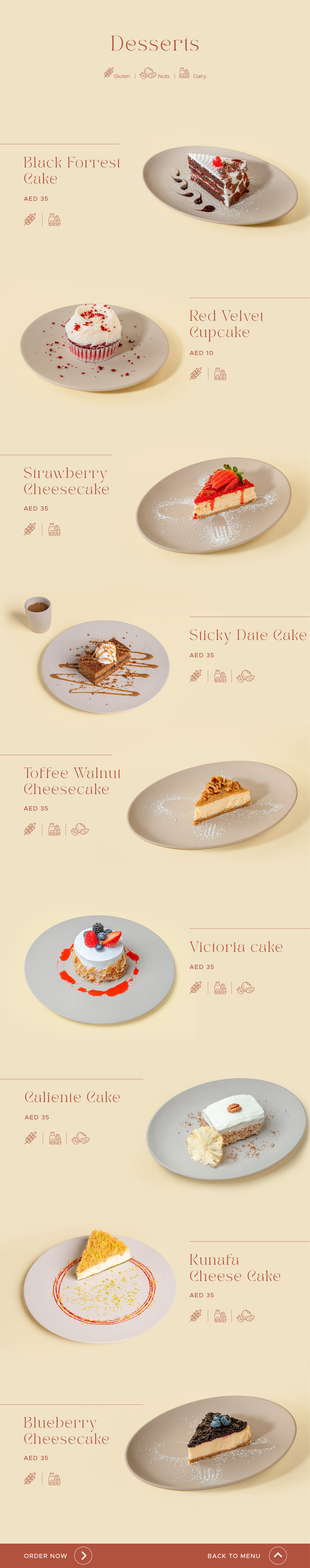 Caliente Cafe menu page 13